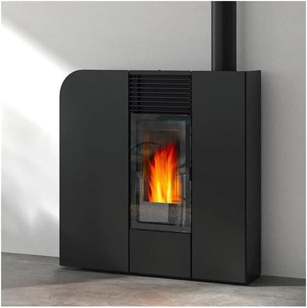 Pourquoi nous adorons la Poêle à granulés de bois 9kW Noir