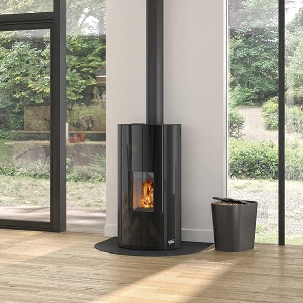 Pourquoi devrions-nous choisir la Poêle à granulés 9kw noire ?