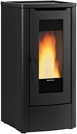 Pourquoi Choisir la Poêle À Granulés De Bois 10kw Noir 001285502 ?