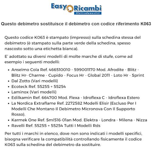 Pourquoi le Débimètre K063 d’Easyricambi Peut Sauver Notre Poêle?